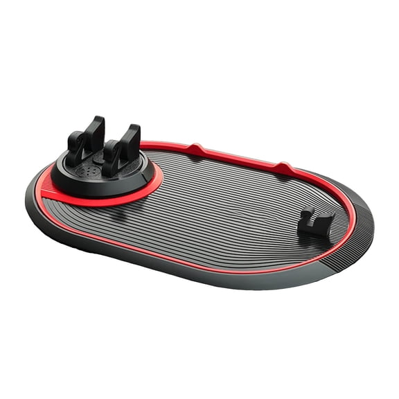 Multifunctional Vehicle Telephone Bracket Car Mat Phone Holder with Temporary Parking Number Pad for Mobile Devices Sunglasses Keys and More