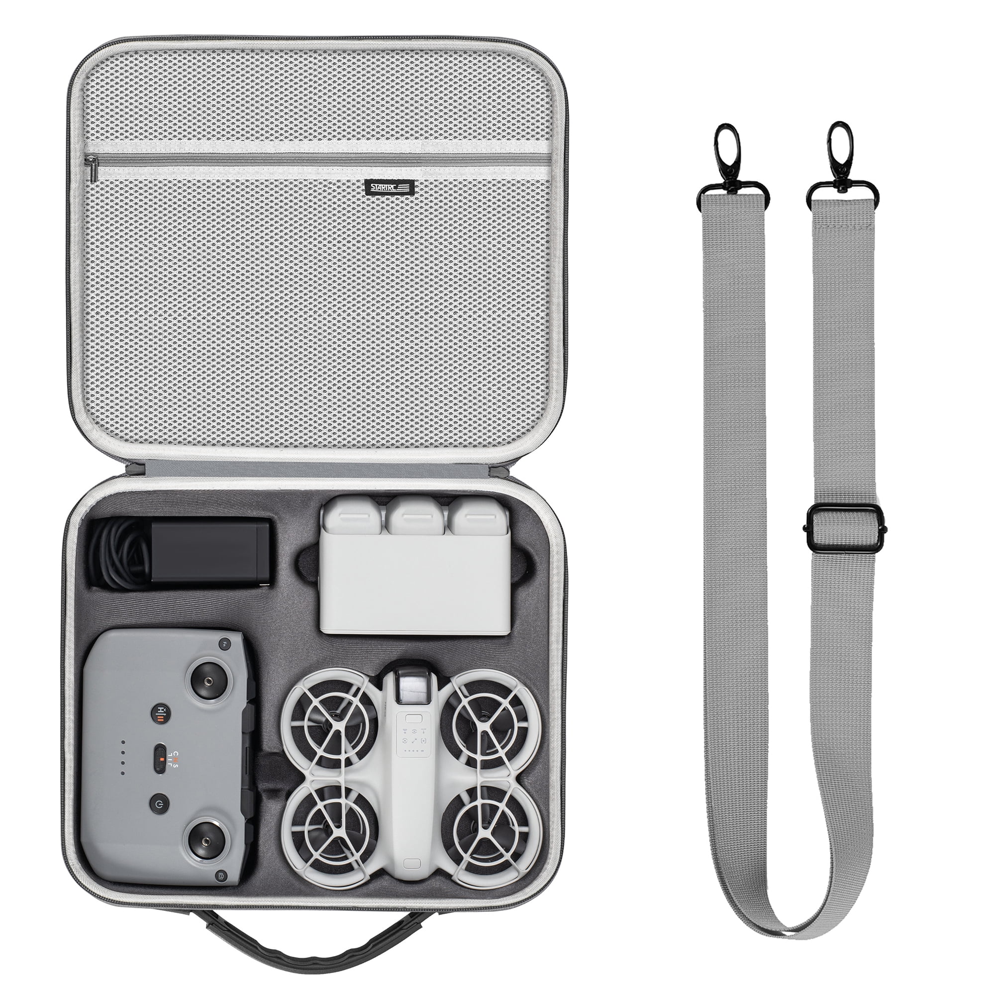 STARTRC PHOTO Portable Carry Bag for DJI Neo Fly More Combo, RC-N3 and RC-N2 Controller, Neo Intelligent Flight Battery and Charging Hub