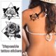 thumbnail image 4 of Tatuajes Falsos Calcomanías 6 Piezas Desechable Impermeable para Cara Cuerpo Mano, 4 of 9