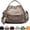 Khaki, variant on Nylon Crossbody Bag for Women Lightweight Large Capacity Shoulder Handbag with Top Handle Anti-Theft Multi-Pocket Zipper Purse for Travel Daily Commute