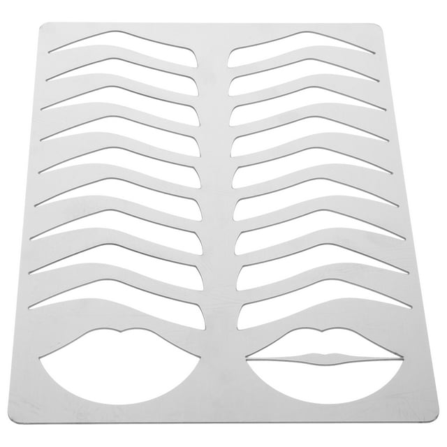 MasteelfCA Eyebrow Exercise Template Eyebrow Lip Mold Practice Eyebrow Drawing Stencil