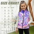 thumbnail image 7 of Pzuqiu Dragon Girls Zip Up Sleeveless Vest Size 4 Comfortable Casual Fall Winter Warm Outerwear With Pockets Personalized Fashion Practical for Teens Girls Boys Kids, 7 of 7