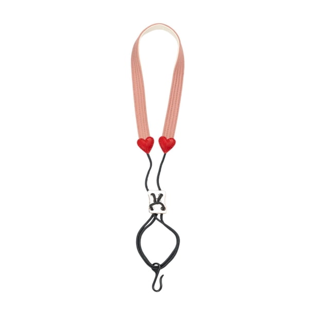 Correa para el cuello de clarinete Correa para el cuello de clarinete BB Cómoda y fácil de colocar Instrumentos de viento madera rosa