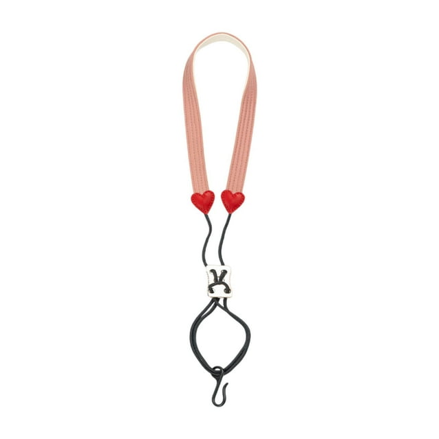Correa de cuello para clarinete Sib: diseño ergonómico para niños y adultos, cómoda y segura. rosa
