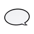thumbnail image 2 of Northlight 13" Battery Operated LED Lighted Speech Bubble White Board, 2 of 6