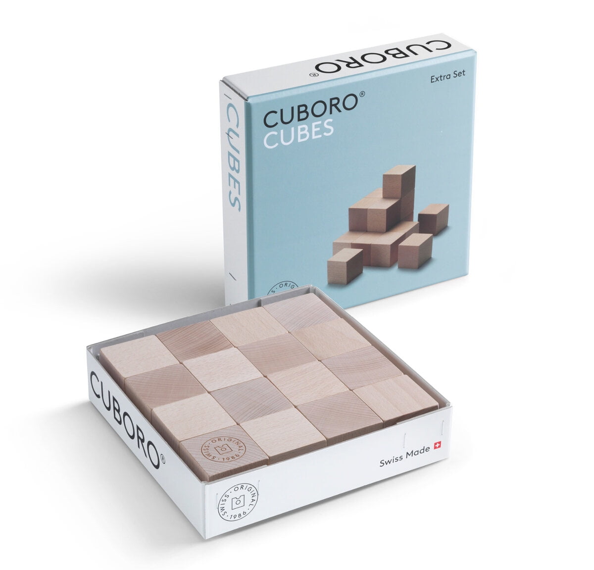 Cuboro Standard 50 - Unique Big Toy, Large Starter Set for Wooden