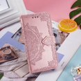 thumbnail image 2 of case for Google Pixel 6 Pro Mandala Wallet Case,Slim 3D Flip Leather Magnetic Closure with Credit Card Holder & Hand Strap Flip Folio Closure Phone Case for Google Pixel 6 Pro MTL Rose Gold, 2 of 7