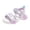 Purple, variant on Croc Sandals Girls Summer Sandals Flat Open-Toe Lightweight Sandals for Toddler Little Kids,Purple,Size 3