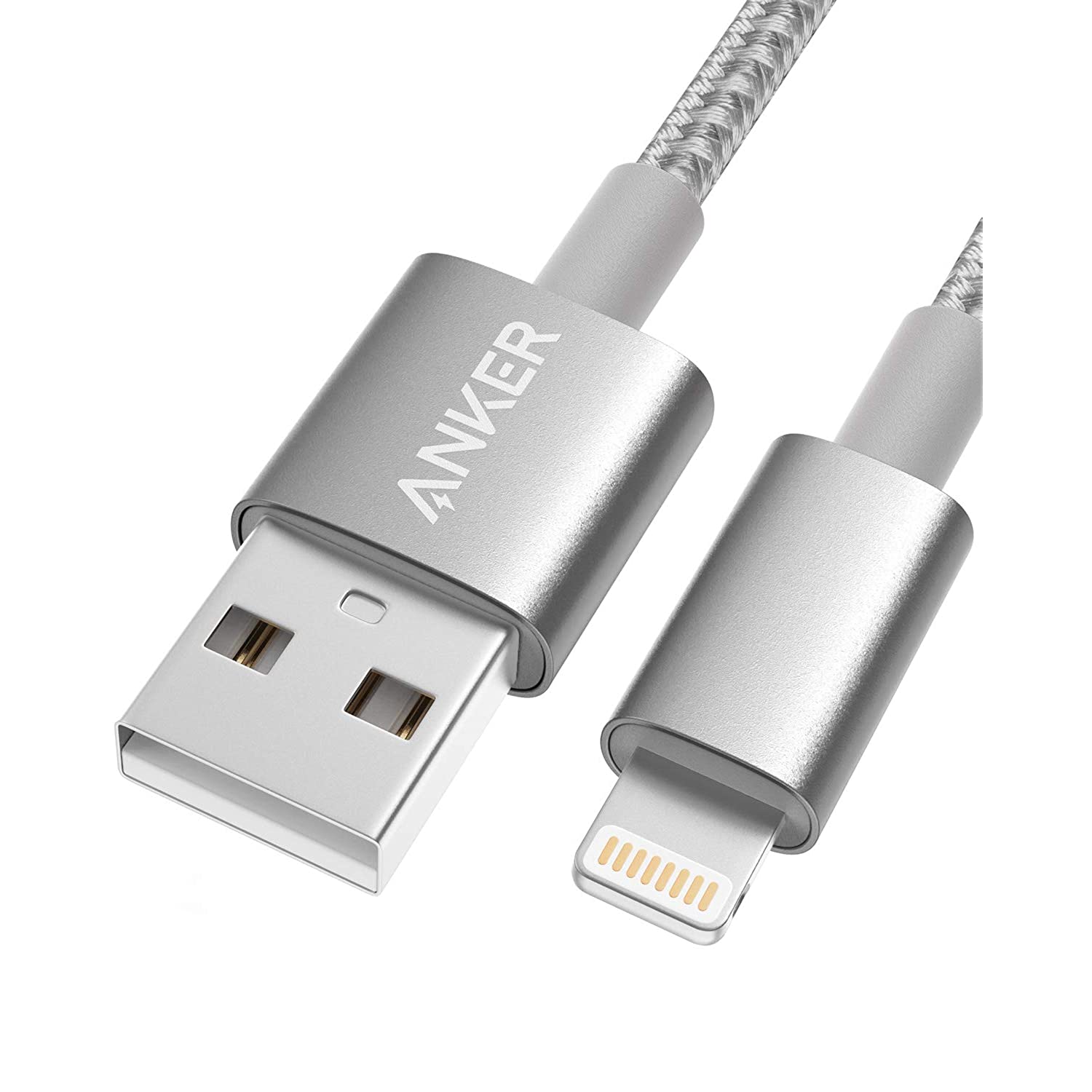 Anker 6ft Premium Nylon Lightning Cable, Apple MFi Certified for iPhone Chargers, iPhone SE/Xs