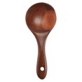 thumbnail image 1 of Teak Wood Spoon Natural Solid Wood Rice Spoon Wooden Rice Paddle Big Potato Serving Spoon Wooden Kit, 1 of 5
