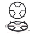 thumbnail image 4 of Lefu Gas Stove Range Cooktop Holder Non SlipAdjustable Design Stove Rack, 4 of 9