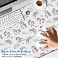 thumbnail image 2 of Long Mouse Pads for Desk,White Cartoon Unicorn Rainbow Cloud Desk Mats on Top Of Desks, Desk Mouse Pad Extra Large with 3mm Non-Slip Base and Stitched Edge for Gaming,Work,Home 47.3"x23.6", 2 of 5