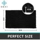 thumbnail image 3 of Bathroom Rug 50 X 80cm, Super Absorbent Plush Microfiber, Non-slip Bathroom Mat, Machine Washable, Suitable For Bath, Shower And Bathroom, Black, 3 of 5