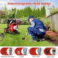 thumbnail image 6 of Drain Cleaner Machine,100 FT 3/8 inch Drain Cleaning Machine Suitable for 1" to 4" Pipes,Drain Auger Cleaner for Sewer, Bathroom,Sink and Shower, 6 of 7