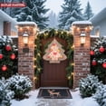 thumbnail image 5 of Metal Hanging Christmas Tree Wind Decorations - Festive Garden Spinners with Layered Design Stars & Holly for Yard Decor, 5 of 7