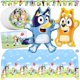 thumbnail image 1 of Set único de artículos para fiesta de cumpleaños de Bluey para 16 invitados, 1 of 6