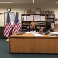 thumbnail image 2 of Yescom 2 Pack 6FT Sectional Indoor Flag Pole Kit Aluminum Gold Pole Ball Topper with 3x5Ft US Flag with  Base Stand Office School City Hall, 2 of 10