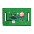 thumbnail image 2 of Whosucclay American Flag Golf Print Fold-Away Design Golf Cart Seat Blanket, Breathable Elastic Golf Cart Seat Cover for EZGO Yamaha Club Car, 52.36" x 32.28", 2 of 7