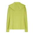 thumbnail image 4 of SHTXOZHI Veste Athlétique Légère pour Femmes Protection Solaire Fermeture Éclair Complète Manches Longues Chandails à Capuchon Randonnée Extérieur, 4 of 7