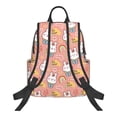 thumbnail image 2 of Naloa Rabbit So Cute Print Lightweight DayBackpack Suitable for school, work, shopping, travel, etc., 2 of 5