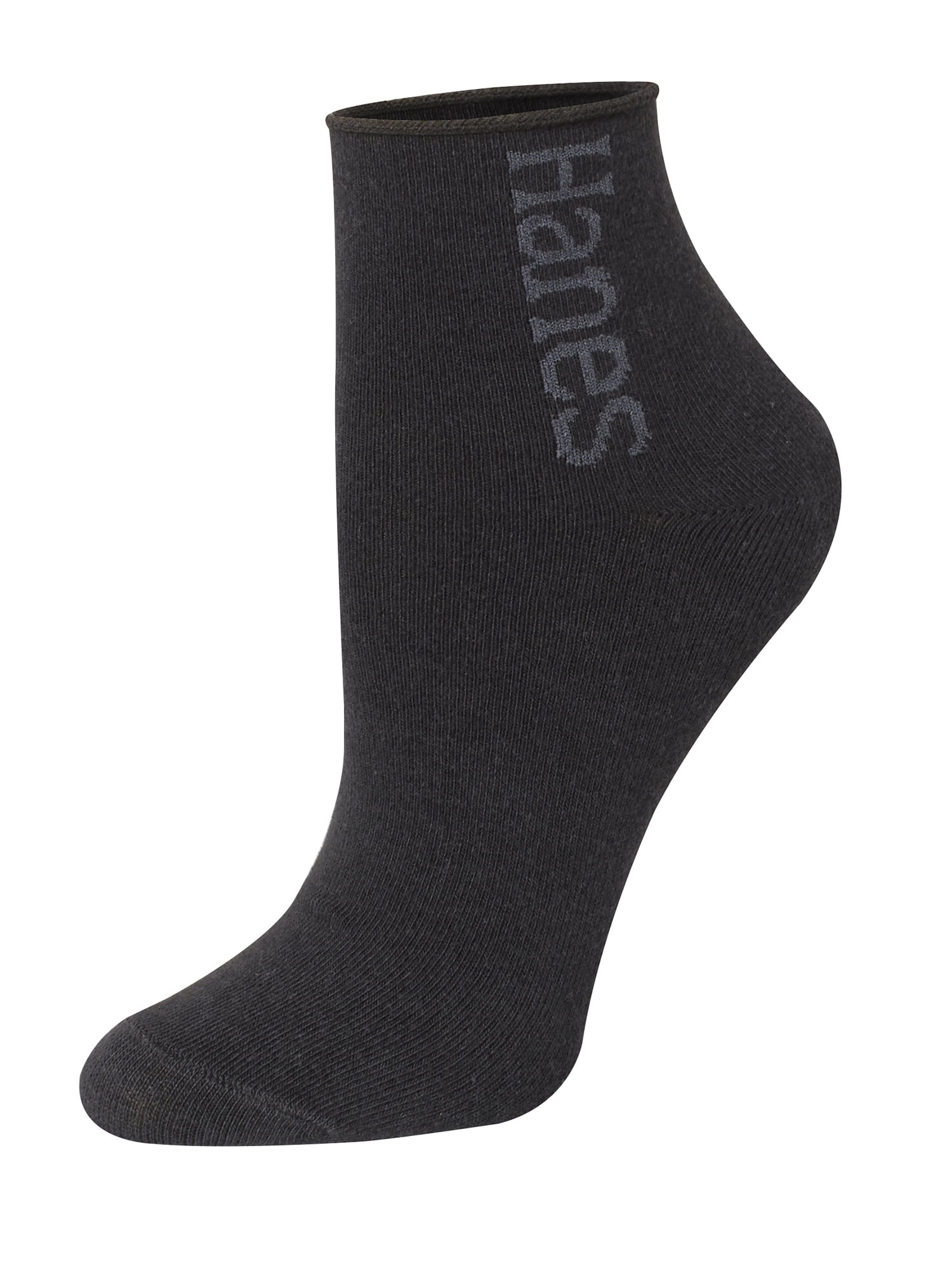 Hanes Women's Mid-Crew Socks, Originals Supersoft, 6-Pack, Size 8-12