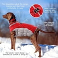 thumbnail image 2 of Reflective Dog Winter Coat, Adjustable Zip Up Thick Vest, M, For Small To Large Pets, 2 of 8