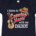 thumbnail image 4 of Inktastic I Listen to Country Music with My Daddy Guitar and Hat Boys or Girls Baby Bodysuit, 4 of 5