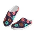 thumbnail image 2 of Kdxio Donuts1 Women's Men's Slippers Plush Slip-On House Slipper for Winter Indoor Soft Cushion Non-slip Fluffy Slides Slippers-46/47, 2 of 7