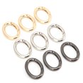 thumbnail image 1 of 9Pcs Spring Ring Buckles, 3 Colors High Grade Alloy Anchoring Hardware for Backpacks, Key Rings, Chains, Ropes, Camping, Hiking, Fishing, Pets, 1 of 7