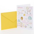 thumbnail image 1 of Hallmark Signature New Baby Congratulations Greeting Card, Baby Icons, 1 of 2