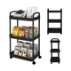 thumbnail image 2 of Carrito Organizador Multi-uso 3 Niveles Muebles Baño. Ruedas Malubero Gris, 2 of 5