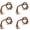 Pale yellow, variant on 4Pcs Braided Rope Tassels Curtain Accessories Tiebacks with Wood Rings Easy Installation Window Drape Holdbacks Ties