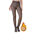 thumbnail image 7 of Sakmal 80D Fleece Lined Black Tights Patterned Pantyhose Winter Women's Tight, 7 of 7