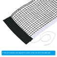 thumbnail image 4 of Unique Bargains Table Tennis Net Replacement Ping Pong Net String Tension Equipment Accessories PE, Blue Green 2 Pack, 4 of 6
