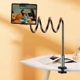 thumbnail image 6 of Gooseneck Tablet Holder Stand for Bed Adjustable Flexible Arm Tablets Mount Clamp on Table for Tablet, 6 of 9