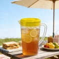 thumbnail image 4 of Cold Drink Jug Pitcher Large Capacity Plastic Beverage Dispenser for Iced Tea Coffee Juice, 4 of 6