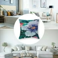 thumbnail image 5 of Patio Outdoor/Indoor Decorative Lumber Pillow Water Repellent Set of 2 Lumber Throw Pillow for Patio Garden Funiture (12''x20'', Green Flowers), 5 of 7