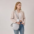 thumbnail image 4 of Montana West Crossbody Bags Bum Bag for Women Large Sling Bag with Adjustable Strap and Coin Purse, Silver, 4 of 7
