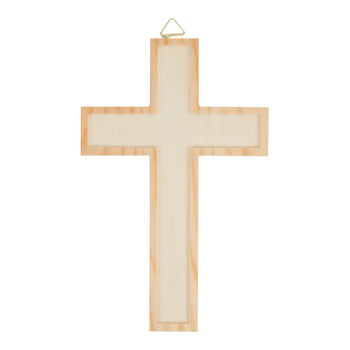 Go Create Wood Cross Plaque, Paint Your Own Wooden Cross, Cross Wall Dcor