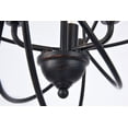 thumbnail image 4 of 1453 Vienna Collection Pendant lamp D:17 H:19 Lt:3 Dark Bronze Finish, 4 of 5