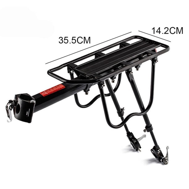 Greeniant Portabicicletas de aleación de aluminio de 50KG, portaequipajes trasero para bicicletas, estante trasero para bicicletas de montaña, bastidores Ciclismo Greeniant OD008986-00