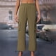 thumbnail image 2 of Pantalones jogger casuales para mujer con bolsillos laterales: cómodos y versátiles para el día a día, poliéster y spandex, diseño de pierna cónica, 2 of 8