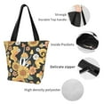 thumbnail image 4 of Disketp Mushrooms Honeycomb for Women’s Casual Shoulder Tote Bag Cross-body Handbags for Shopping, Travel and Daily Use, 4 of 6