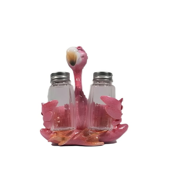FC Design 6"H Flamingo Salt & Pepper Shakers Statue Sculpture Ornament Decoration Home/Room Decor and Unique Gift Ideas for Housewarming, Holidays and Birthdays