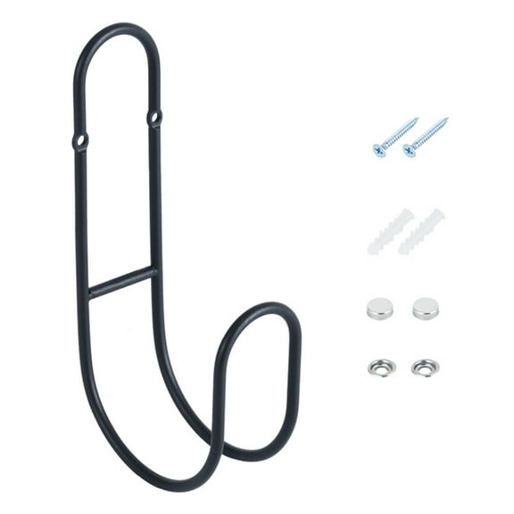 Sturdy Stainless Steel Hose Holder Organizes Garden Hoses Outdoors Rustproof