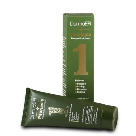 DermaER Psoriasis Therapeutic Ointment, Steroid-Free, 2.75 Ounces