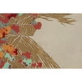 thumbnail image 2 of Kamisaka Sekka 14x11 Black Ornate Wood Framed Double Matted Museum Art Print Titled: Ivy (Tsuta) (1909-1910), 2 of 5