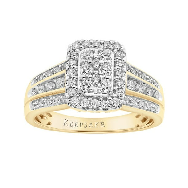 Keepsake Keepsake Lily 5/8ctw Certified Diamond Cushion Shape 14KT