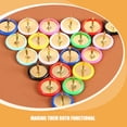 thumbnail image 3 of SKISUNO 300pcs Memo Board Pegboard Bar Strips Push Pins for Pictures Assorted Color for General Users, 3 of 7