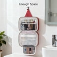 thumbnail image 4 of Travel Toiletry Bag - Large  Organizer, Leak-proof Design & Durable Hook for Full-Size Toiletries, Makeup, ,Red, 4 of 6